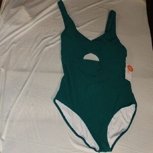 CHARMO Teal One Piece Swimsuit